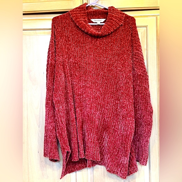 DAVI & DANI Sweaters - DAVI & DANI CHENILLE KNIT SWEATER SIZE L